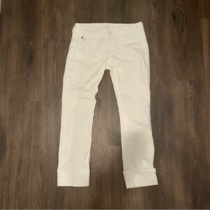 Hudson Cropped Ginny White Jeans Women’s Size 27